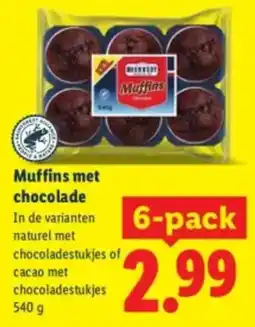Lidl Muffins met chocolade aanbieding