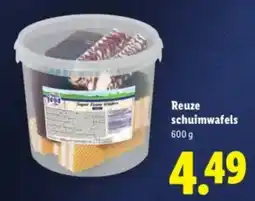 Lidl Reuze schuimwafels aanbieding