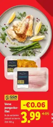 Lidl Verse pangasius-filet aanbieding
