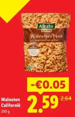 Lidl Walnoten Californië aanbieding