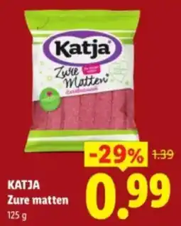 Lidl Katja Zure mattten aanbieding