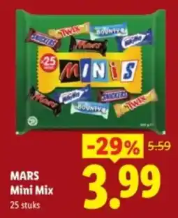 Lidl Mars Mini Mix aanbieding