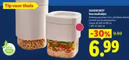 Lidl Silvercrest Voorraadbakjes aanbieding