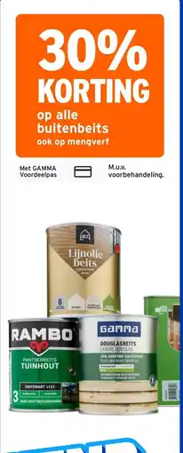GAMMA Alle buitenbeits aanbieding