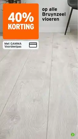 GAMMA Bruynzeel vloeren aanbieding