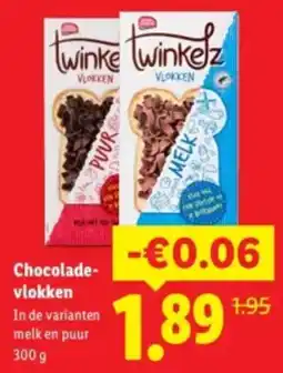 Lidl Twinkelz Chocolade-vlokken aanbieding
