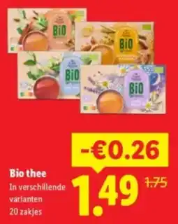 Lidl Bio thee aanbieding