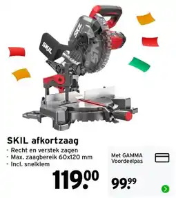 GAMMA SKIL afkortzaag aanbieding