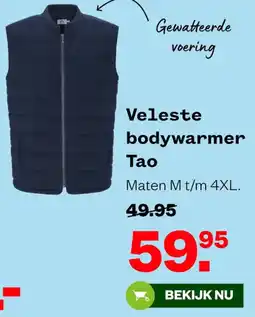 Welkoop Veleste bodywarmer Tao aanbieding