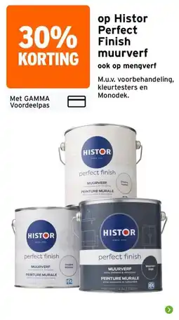 GAMMA Histor perfect finish muurverf aanbieding