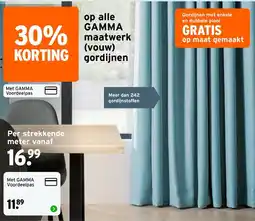 GAMMA gamma gordijnen aanbieding