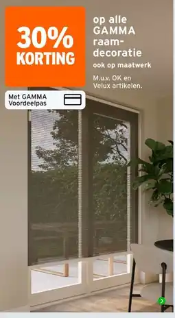 GAMMA gamma raamdecoratie aanbieding