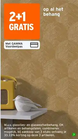 GAMMA Gamma behang aanbieding