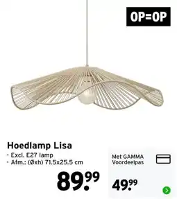 GAMMA OP=OP Hoedlamp Lisa aanbieding