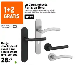 GAMMA Parijs deurkrukset aanbieding