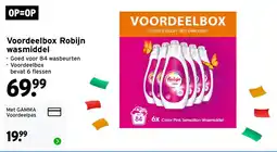 GAMMA Voordeelbox Robijn wasmiddel aanbieding