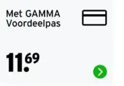 GAMMA Met GAMMA Voordeelpas aanbieding