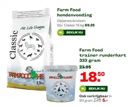 Welkoop Farm Food trainer runderhart aanbieding