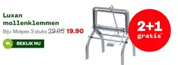 Welkoop Luxan mollenklemmen aanbieding