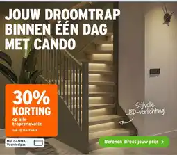 GAMMA CANDO traprenovatie aanbieding