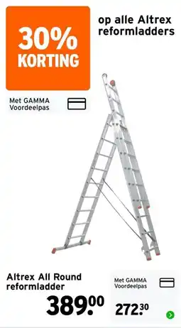 GAMMA Altrex All Round reformladder aanbieding