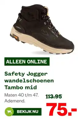 Welkoop Safety Jogger wandelschoenen Tambo mid aanbieding