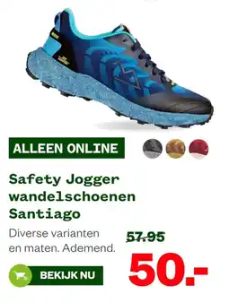 Welkoop Safety Jogger wandelschoenen Santiago aanbieding