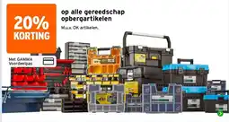 GAMMA Stanley gereedschap opbergartikelen aanbieding