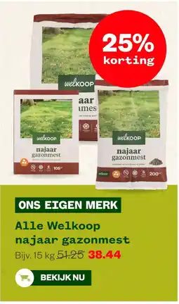 Welkoop Welkoop najaar gazonmest aanbieding