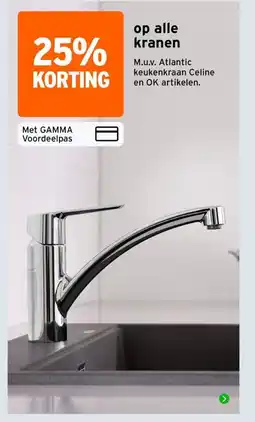 GAMMA Alle kranen aanbieding