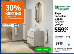 GAMMA Tiger onderkast Condo greige aanbieding