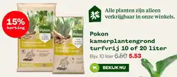 Welkoop Pokon kamerplantengrond turfvrij aanbieding