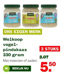 Welkoop Welkoop vogelpindakaas aanbieding