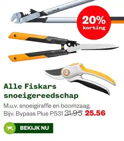 Welkoop Fiskars snoeigereedschap aanbieding