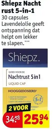 Kruidvat Shiepz Nacht rust 5-in-1 aanbieding