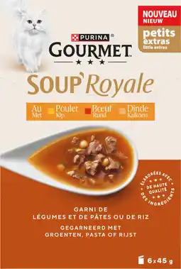 Dirk Gourmet Kattenvoer royale vlees 6st aanbieding