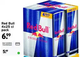 GAMMA Red Bull aanbieding