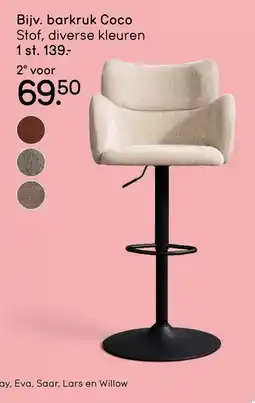 Leen Bakker Barkruk Coco aanbieding