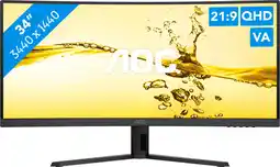 Coolblue AOC CU34B3E Curved aanbieding