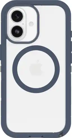 Coolblue OtterBox Defender Pro XT iPhone 17 Back Cover met MagSafe Magneet Transparant Blauwe Rand aanbieding