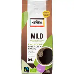 Dekamarkt Fairtrade Filterkoffie mild aanbieding