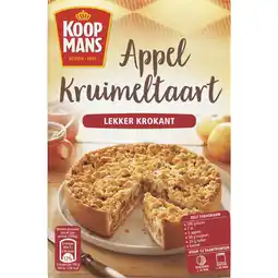 Dekamarkt Koopmans Appel kruimeltaart mix aanbieding