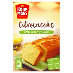 Dekamarkt Koopmans Mix voor citroencake aanbieding