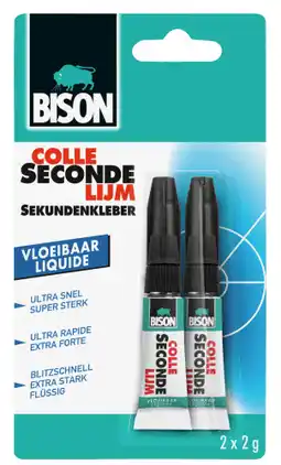 Dekamarkt Bison Secondelijm aanbieding