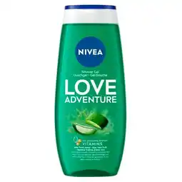 Trekpleister NIVEA Love Adventure Douchegel aanbieding