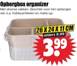 Dirk Opbergbox organizer aanbieding