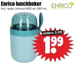 Dirk Enrico lunchbeker aanbieding
