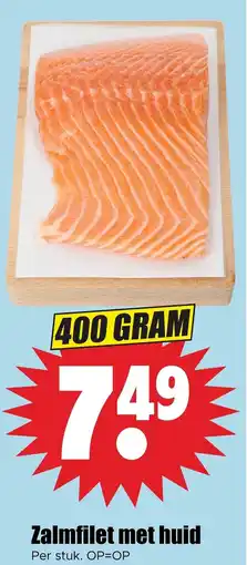 Dirk Zalmfilet met huid aanbieding
