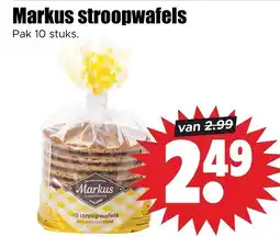 Dirk Markus stroopwafels aanbieding