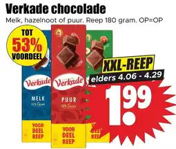 Dirk Verkade chocolade aanbieding